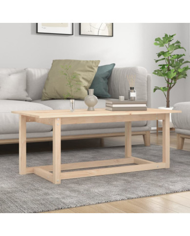 Table basse 110x55x45 cm Bois massif de pin | Mobilier & Déco
