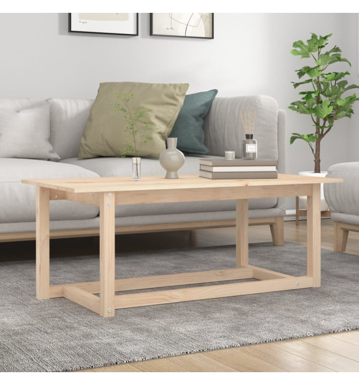Table basse 110x55x45 cm Bois massif de pin | Mobilier & Déco