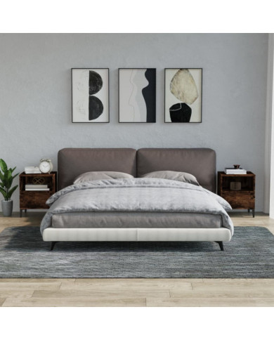 Tables de chevet 2 pcs Chêne fumé 40x35x50 cm | Mobilier & Déco