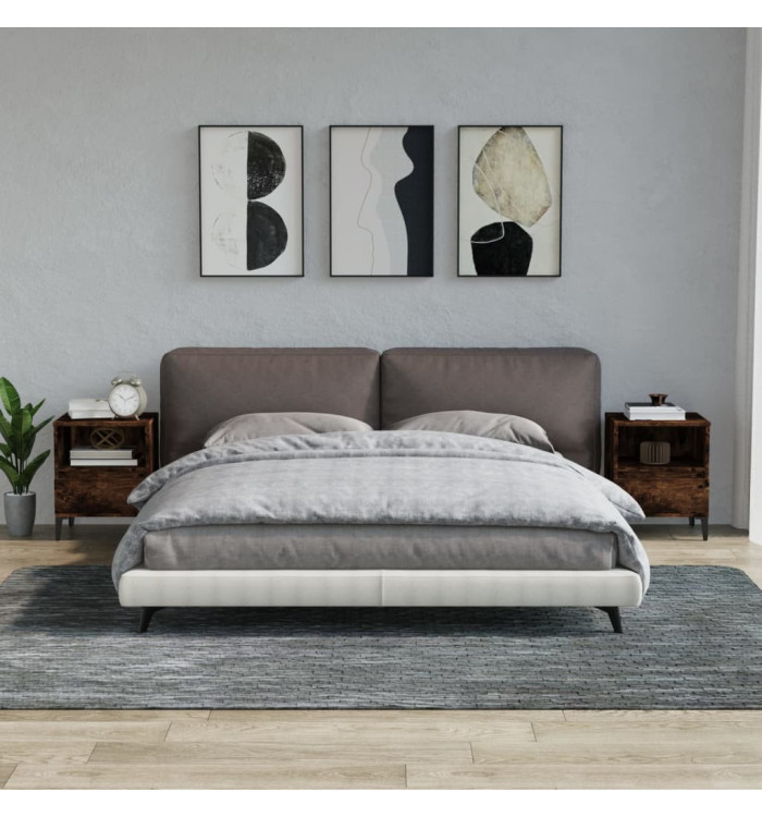 Tables de chevet 2 pcs Chêne fumé 40x35x50 cm | Mobilier & Déco