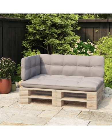 Dossier pour canapé palette Noir 110 cm Fer | Mobilier & Déco