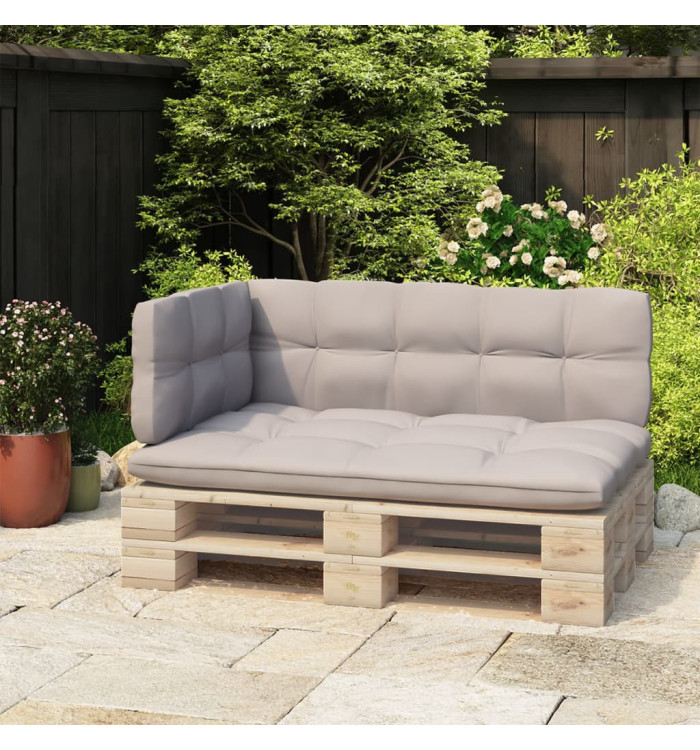 Dossier pour canapé palette Noir 110 cm Fer | Mobilier & Déco