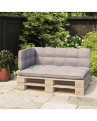 Dossier pour canapé palette Noir 110 cm Fer | Mobilier & Déco
