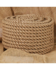 Corde de jute 50 m de long 16 mm d'épaisseur | Mobilier & Déco