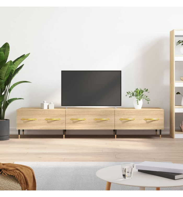 Meuble TV chêne sonoma 150x36x30 cm bois d'ingénierie | Mobilier & Déco