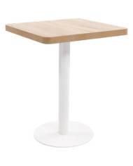 Table de bistro Marron clair 60x60 cm MDF | Mobilier & Déco