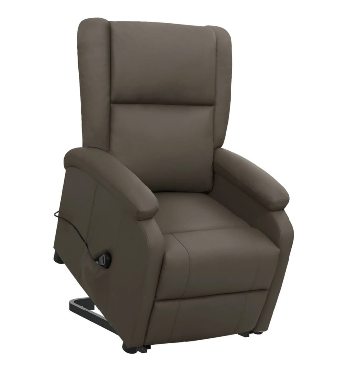 Fauteuil Gris Similicuir | Mobilier & Déco
