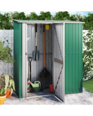 Abri de jardin Vert 180,5x97x209,5 cm Acier galvanisé | Mobilier & Déco