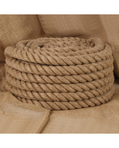 Corde de jute 10 m de long 30 mm d'épaisseur | Mobilier & Déco