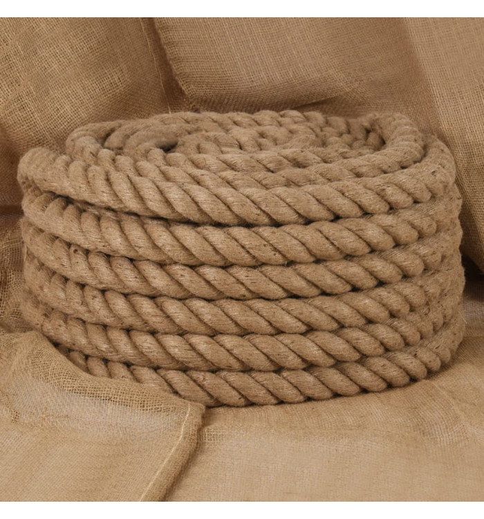 Corde de jute 10 m de long 30 mm d'épaisseur | Mobilier & Déco