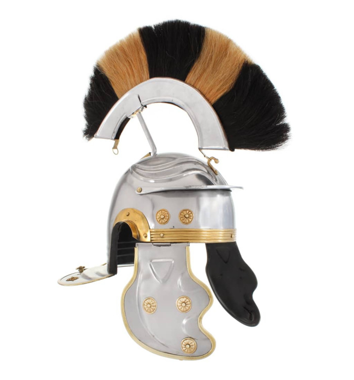 Casque de soldat romain antique pour GN Argenté Acier | Mobilier & Déco