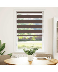 Store enrouleur tamisant 50 x 100 cm marron | Mobilier & Déco