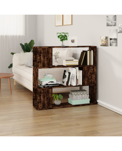 Bibliothèque/Séparateur de pièce Chêne fumé 100x24x94 cm | Mobilier & Déco