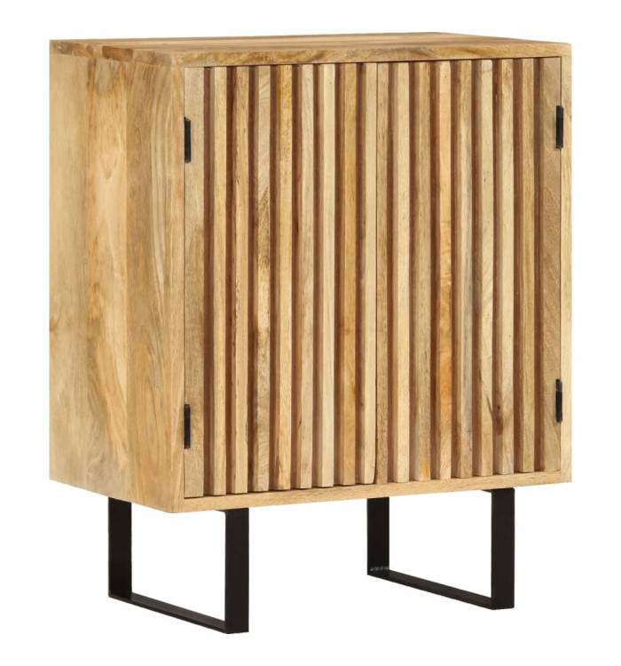 Buffet avec 2 portes 55x35x70 cm bois massif de manguier | Mobilier & Déco