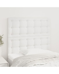 Têtes de lit 2 pcs Blanc 80x5x78/88 cm Similicuir | Mobilier & Déco