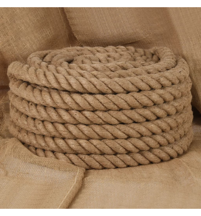 Corde de jute 10 m de long 40 mm d'épaisseur | Mobilier & Déco