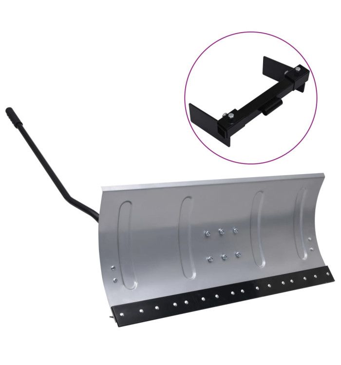 Pare-neige pour tondeuse à gazon avec adaptateur 100 cm | Mobilier & Déco