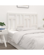 Tête de lit Blanc 145,5x4x100 cm Bois massif de pin | Mobilier & Déco