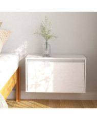 Armoire murale Blanc 60x30x35 cm Bois de pin massif | Mobilier & Déco