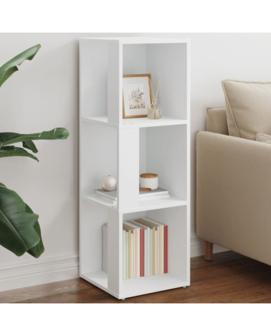 Armoire d'angle Blanc 33x33x100 cm Bois d'ingénierie | Mobilier & Déco
