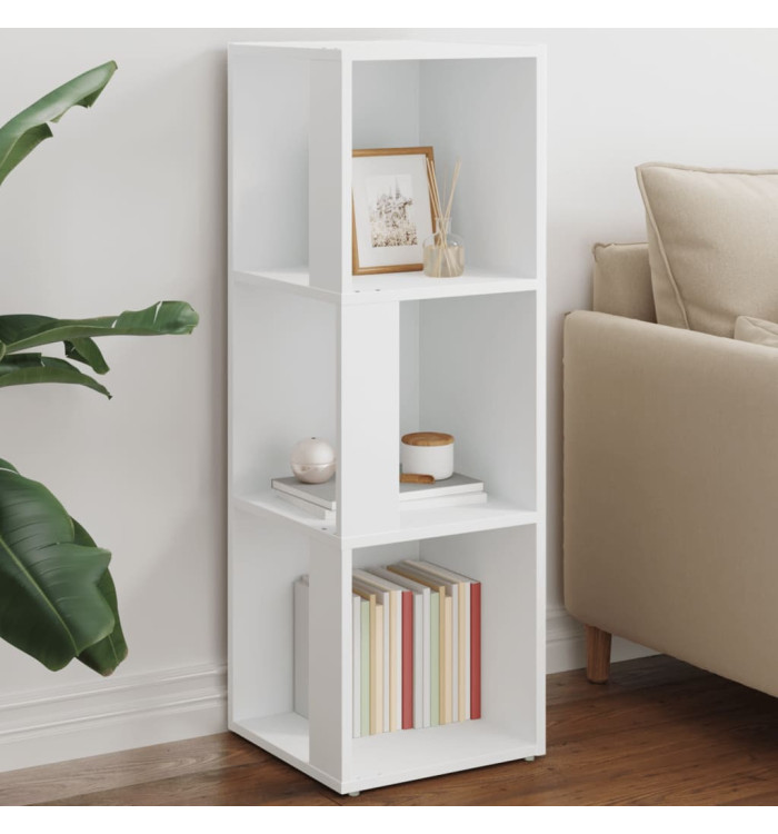 Armoire d'angle Blanc 33x33x100 cm Bois d'ingénierie | Mobilier & Déco