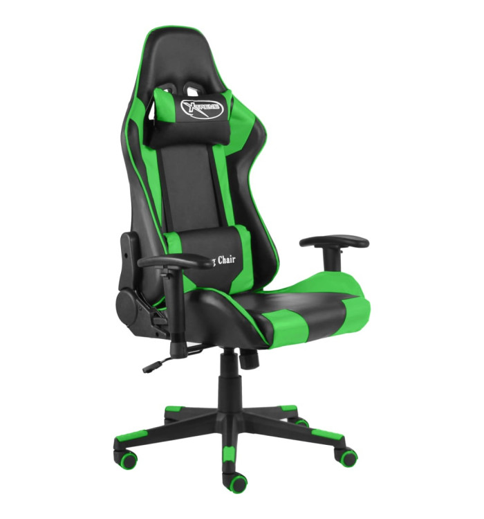 Chaise de jeu pivotante Vert PVC | Mobilier & Déco