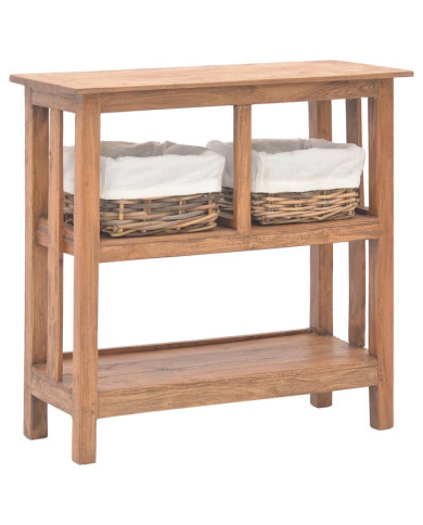 Table console bois d'acajou massif 69x28x70 cm | Mobilier & Déco