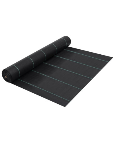 Toile de paillage Noir 1x200 m PP | Mobilier & Déco