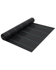 Toile de paillage Noir 1x200 m PP | Mobilier & Déco
