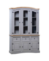 Buffet et vaisselier Pin mexicain Gamme Corona Gris | Mobilier & Déco