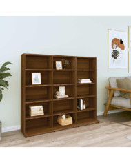 Armoire à CD Chêne marron 100x23x89,5 cm Bois d'ingénierie | Mobilier & Déco