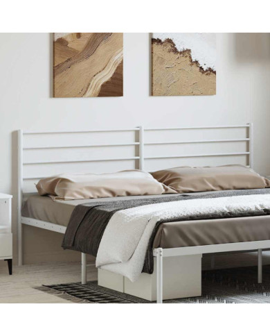 Tête de lit métal blanc 180 cm | Mobilier & Déco