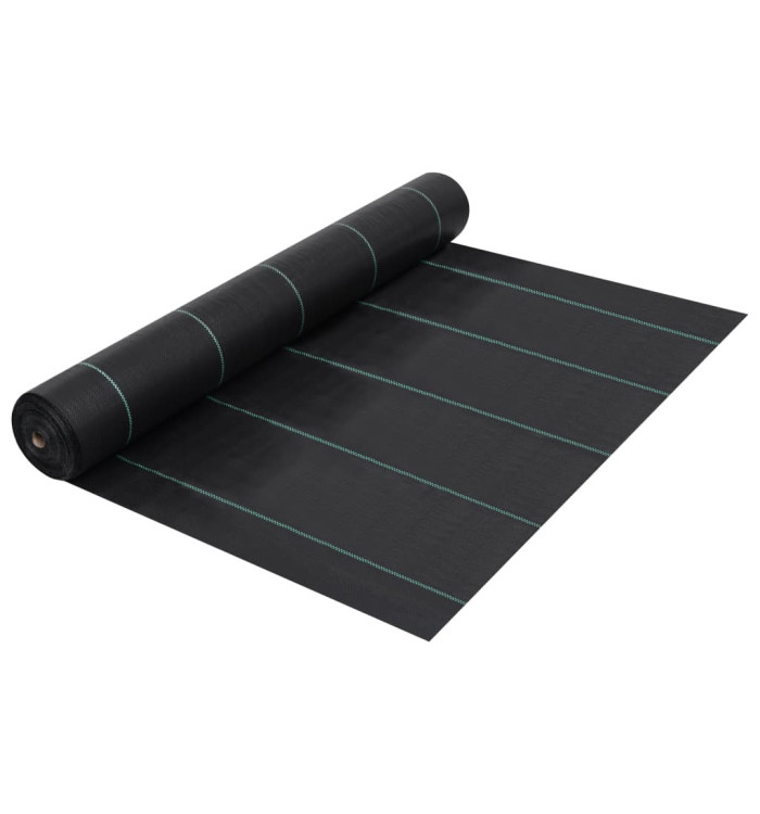 Toile de paillage Noir 1x50 m PP | Mobilier & Déco