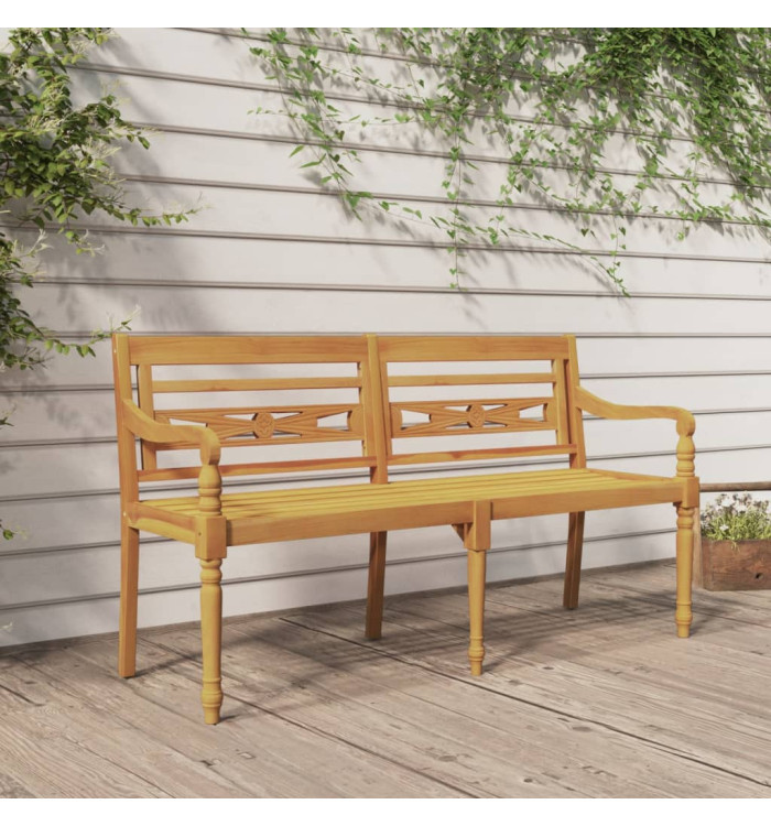 Banc Batavia 150 cm Bois massif de teck | Mobilier & Déco