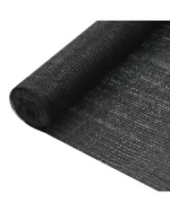 Filet brise-vue Noir 2x10 m PEHD 75 g/m² | Mobilier & Déco