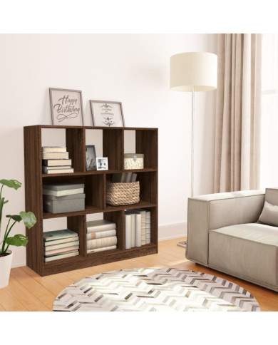 Bibliothèque Chêne marron 97,5x29,5x100 cm Bois d'ingénierie | Mobilier & Déco