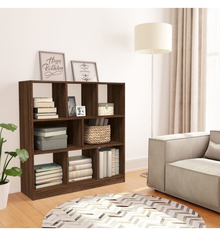 Bibliothèque Chêne marron 97,5x29,5x100 cm Bois d'ingénierie | Mobilier & Déco