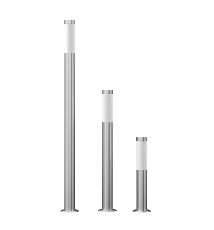 Ensemble de 3 lampes de jardin étanches Acier inoxydable | Mobilier & Déco