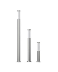 Ensemble de 3 lampes de jardin étanches Acier inoxydable | Mobilier & Déco