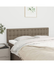 Têtes de lit 2 pcs Taupe 72x5x78/88 cm Tissu | Mobilier & Déco