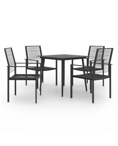 Ensemble à manger de jardin 5 pcs | Mobilier & Déco