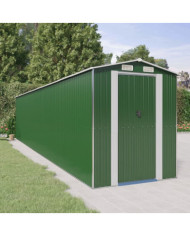 Abri de jardin Vert 192x938x223 cm Acier galvanisé | Mobilier & Déco