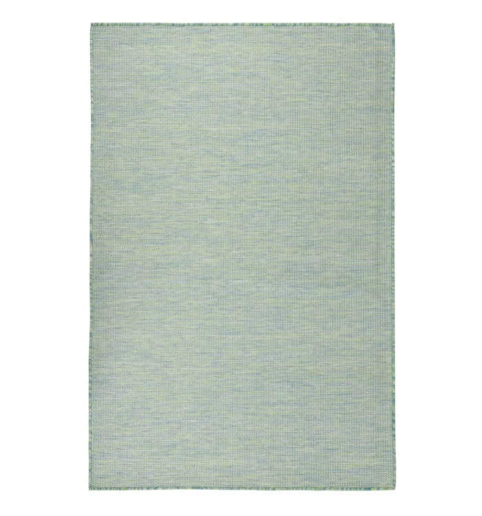 Tapis à tissage plat d'extérieur 100x200 cm Turquoise | Mobilier & Déco