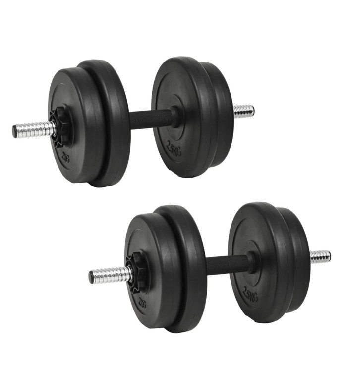 Ensemble d'haltères 14 pcs 20 kg | Mobilier & Déco