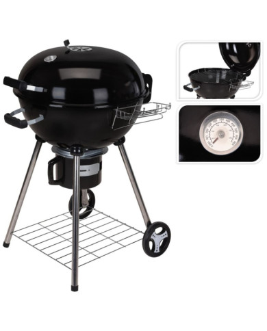 ProGarden Barbecue sous forme de bouilloire 68 x 57 x 99 cm | Mobilier & Déco
