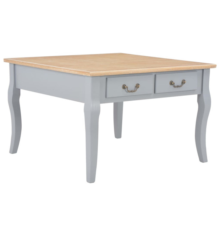 Table basse Gris 80 x 80 x 50 cm Bois | Mobilier & Déco