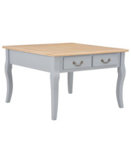 Table basse Gris 80 x 80 x 50 cm Bois | Mobilier & Déco