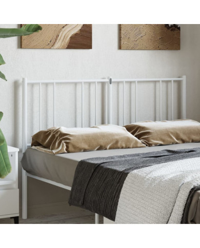 Tête de lit métal blanc 120 cm | Mobilier & Déco
