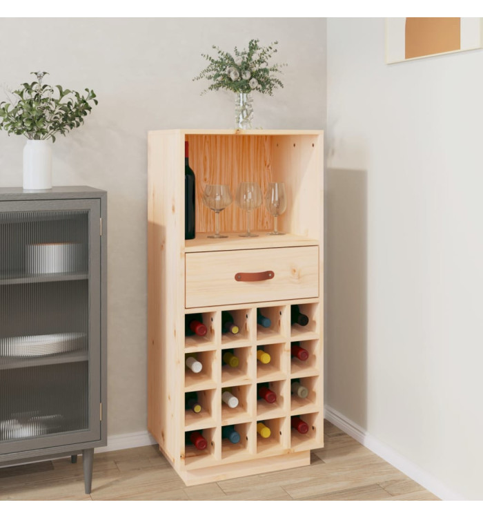 Armoire à vin 45x34x100 cm Bois de pin massif | Mobilier & Déco