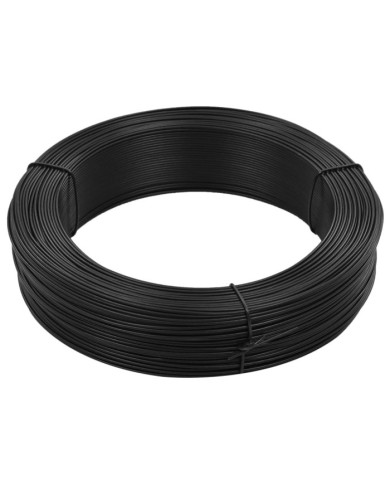 Fil de liaison de clôture 250 m 2,3/3,8 mm Acier Anthracite | Mobilier & Déco